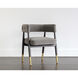 Callem Antonio Charcoal Dining Armchair